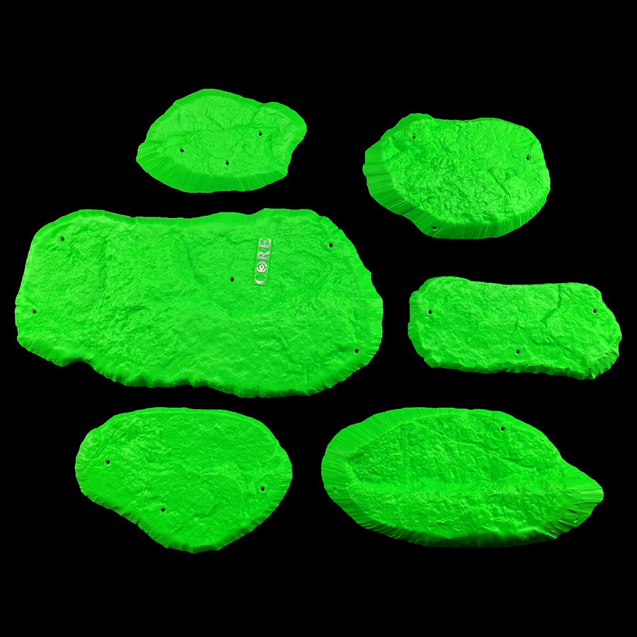 Core Climbing Burden of Dreams replica holds in green