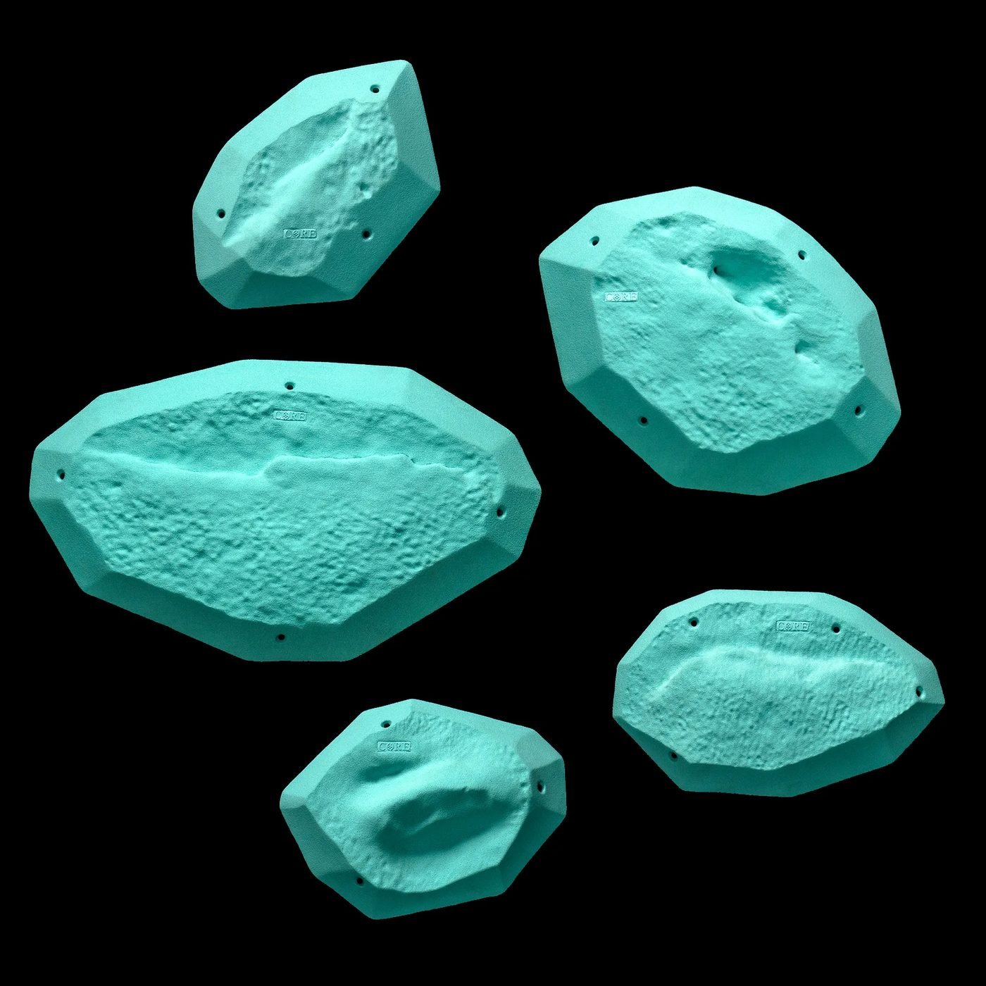 Core Climbing Floatin' replica holds in light blue